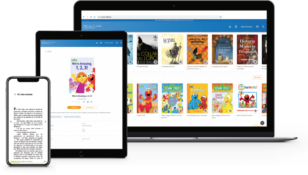 ODILO, a personalised Netflix-styled reading and writing platform for schools